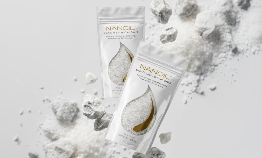 nanoil badesalt badekar